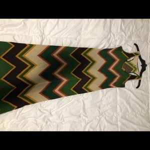 fall multicolored maxi dress